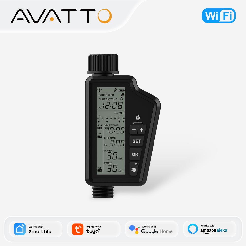 Smart Garden Water Timer - MIUCDA 타이머 정원 관개용 큰 LCD