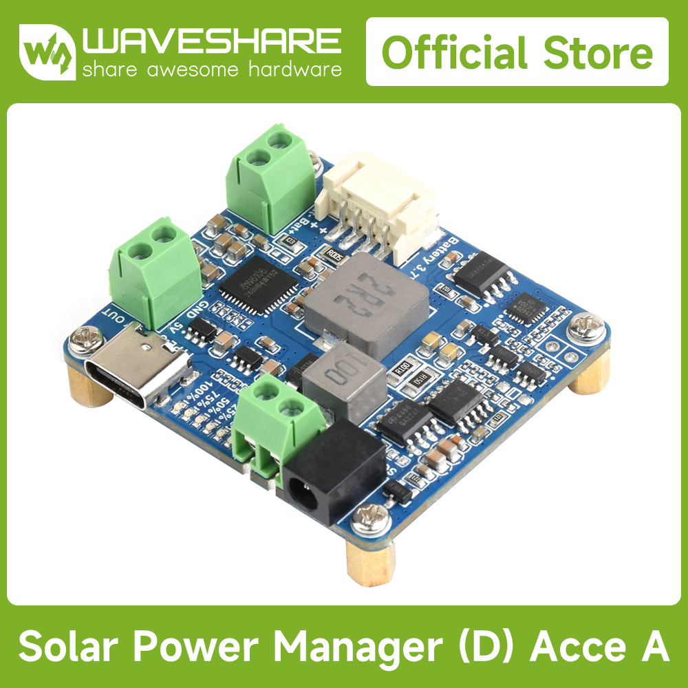 Smart Garden Arduino - Waveshare 태양광 발전 관리자 모듈(D), 6V~24V