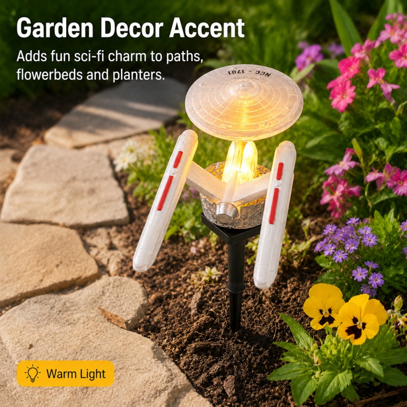 스타 트렉 USS 엔터프라이즈 솔라 가든 스테이크 라이 - Smart Garden Light 리뷰 및 가격