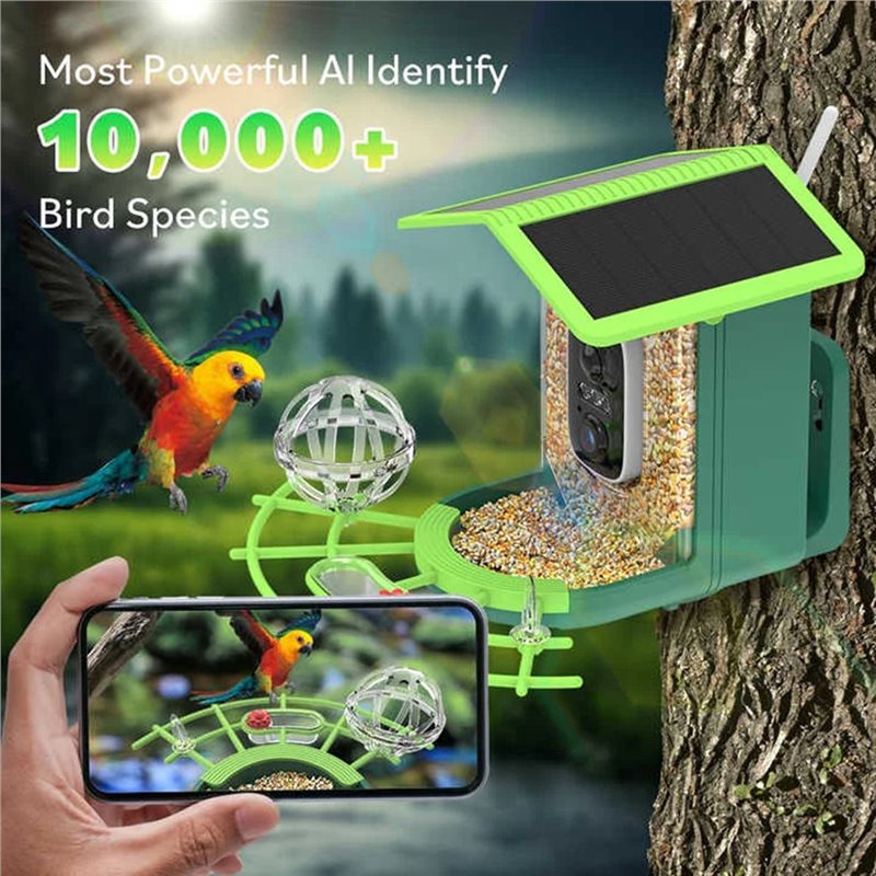 KYCOR-AI 종 식별 스마트 조류 급식기 카메라,  - Smart Garden Video 리뷰 및 가격