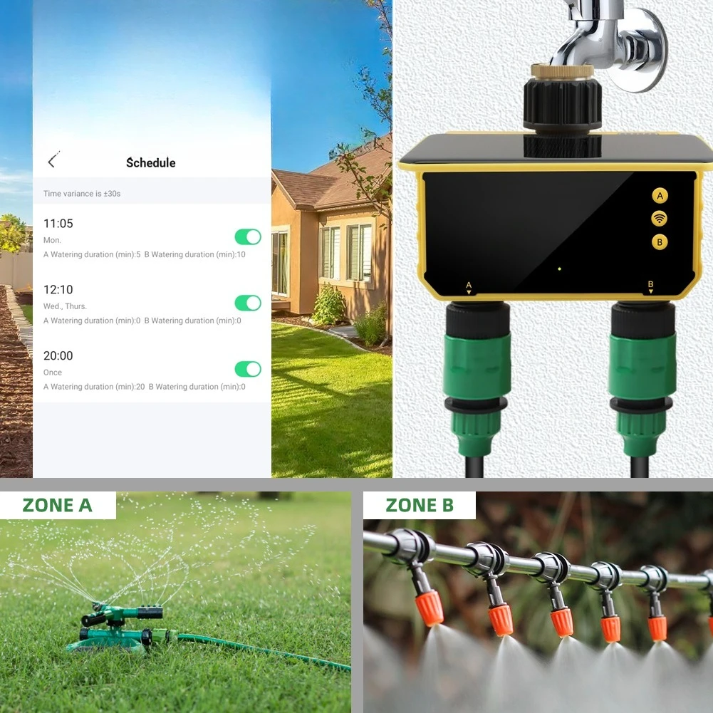 스마트 스프링클러 정원 관수 시스템, 수도꼭지 제어 장 - Smart Garden Is 리뷰 및 가격