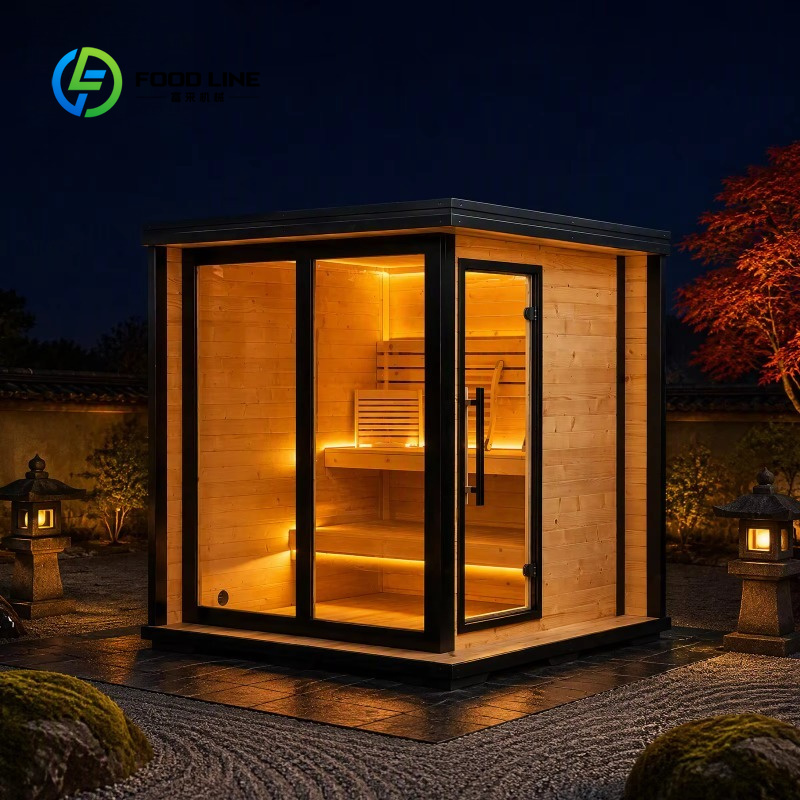 맞춤형 젠 가든 리트리트 사우나, 파노라마 유리창과 평 - Smart Garden Is 리뷰 및 가격