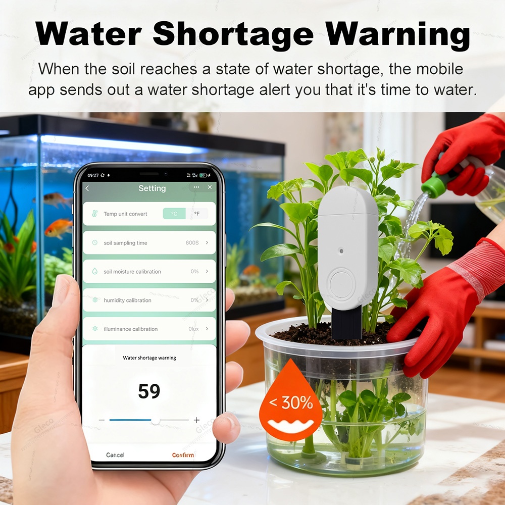 Zigbee 토양 테스터 자동 정원 관개용 비옥도 온도 - Smart Garden Light 리뷰 및 가격