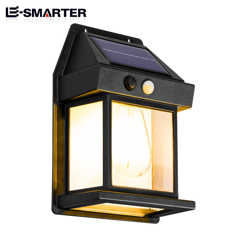 강력한 밝은 태양 벽 램프 모션 센서 LED 태양 빛  - Smart Garden Lanterns 리뷰 및 가격