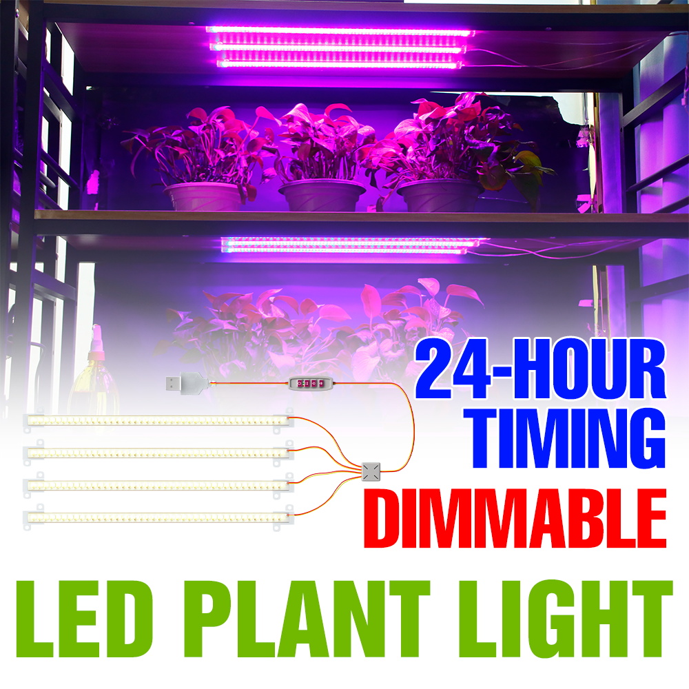 LED 실내 식물 조명 바 USB 풀 스펙트럼 씨앗 성 - Hydroponic Grow Pod 리뷰 및 가격