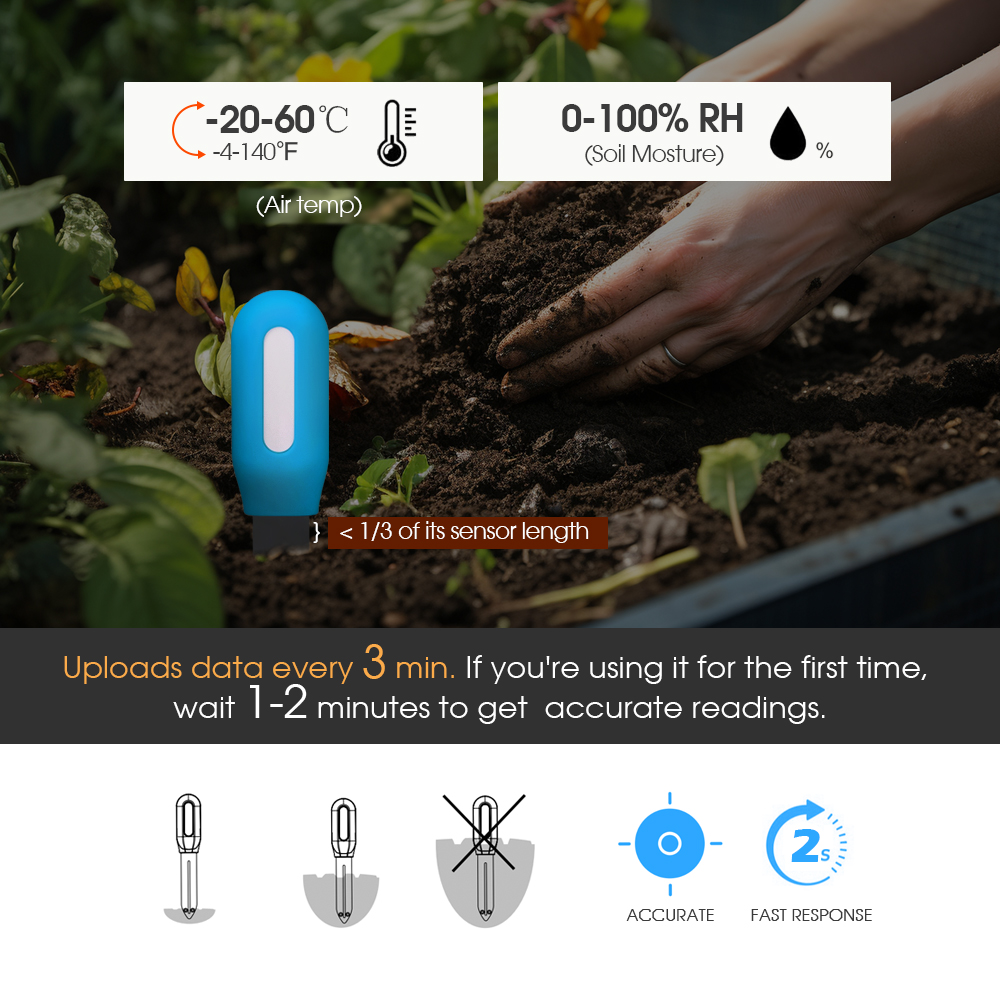 1PCS 투야 지그비 토양 센서 습도 온도 수분 감지기 - Smart Garden Is 리뷰 및 가격