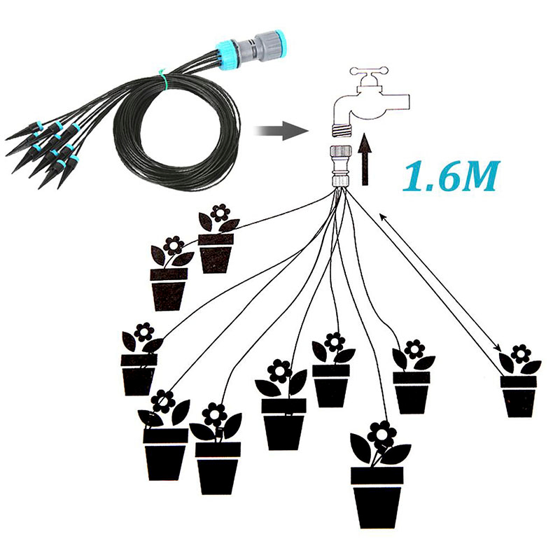 10개 드립 관개 키트 식물 급수 시스템 조절 가능한  - Smart Garden Tower 리뷰 및 가격