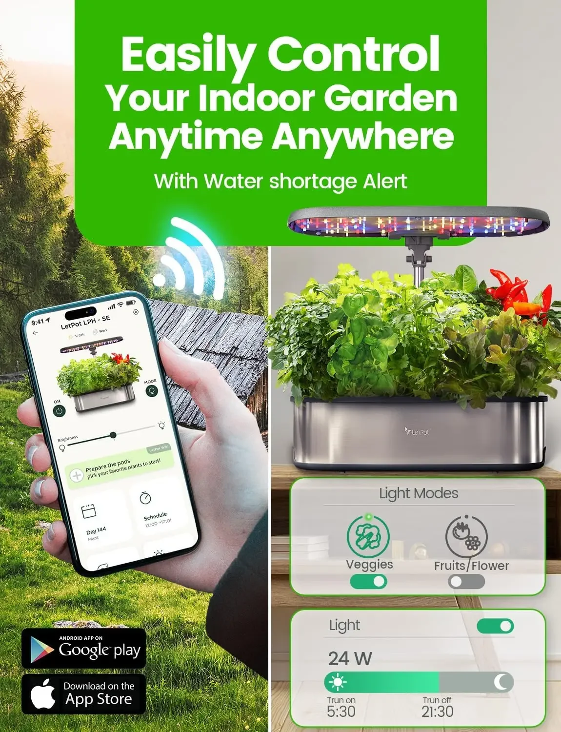 LETPOT LPH-SE 수경재배 시스템, 12포드 스 - Hydroponic Grow Pod 리뷰 및 가격