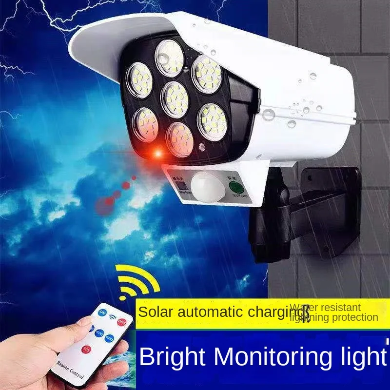 야외 태양 빛 모션 센서 보안 더미 카메라 무선 홍수  - Smart Garden Light 리뷰 및 가격