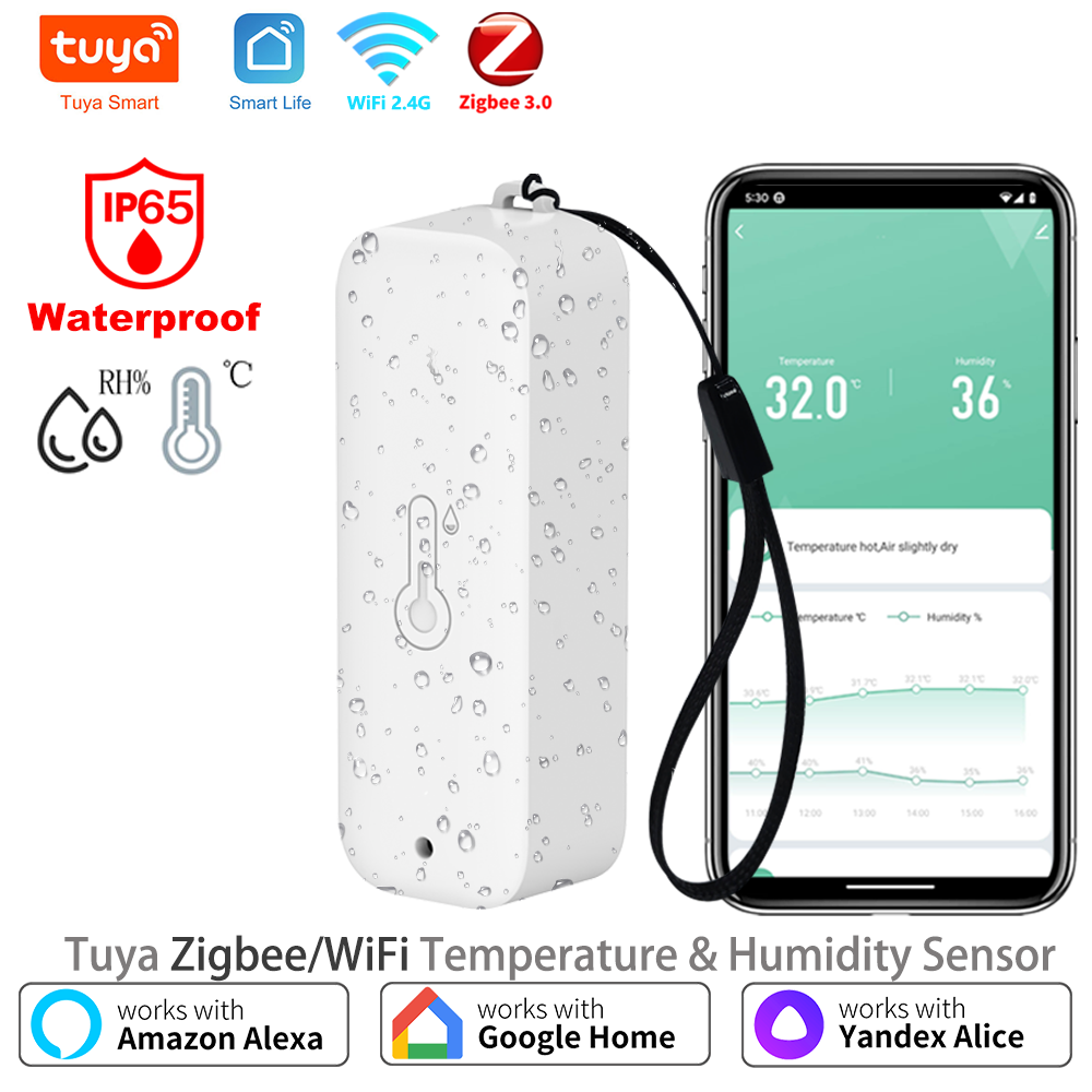 Tuya Zigbee/WiFi 실외 온도 습도 센서 온 - Smart Garden Arduino 리뷰 및 가격