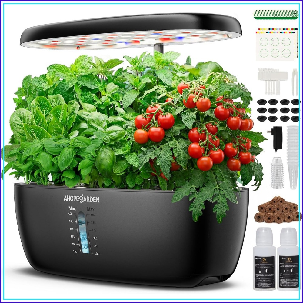 12포드 수경재배 정원(LED 성장등 포함), 실내 허 - Hydroponic Grow Pod 리뷰 및 가격