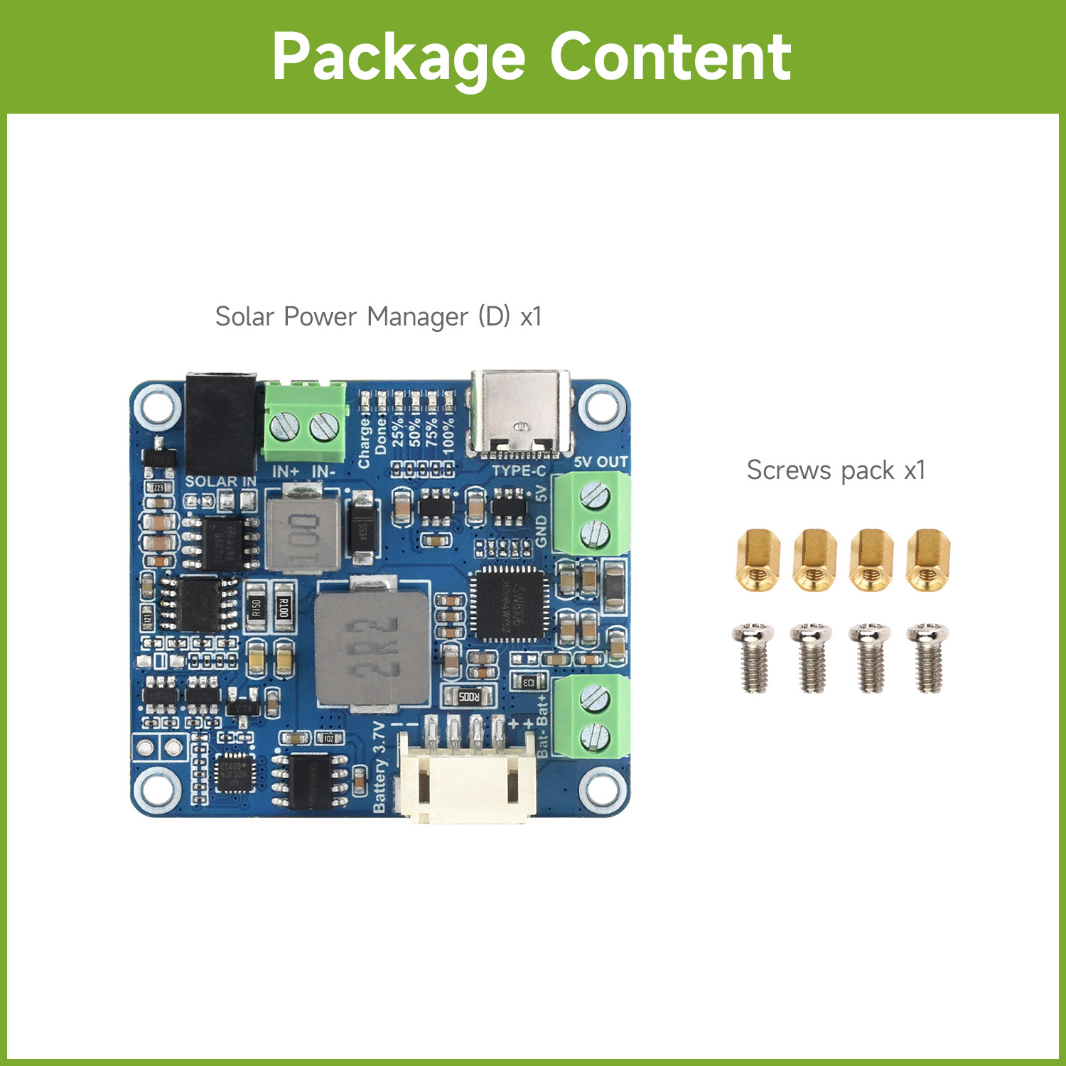Waveshare 태양광 발전 관리자 모듈(D), 6V - Smart Garden Arduino 리뷰 및 가격