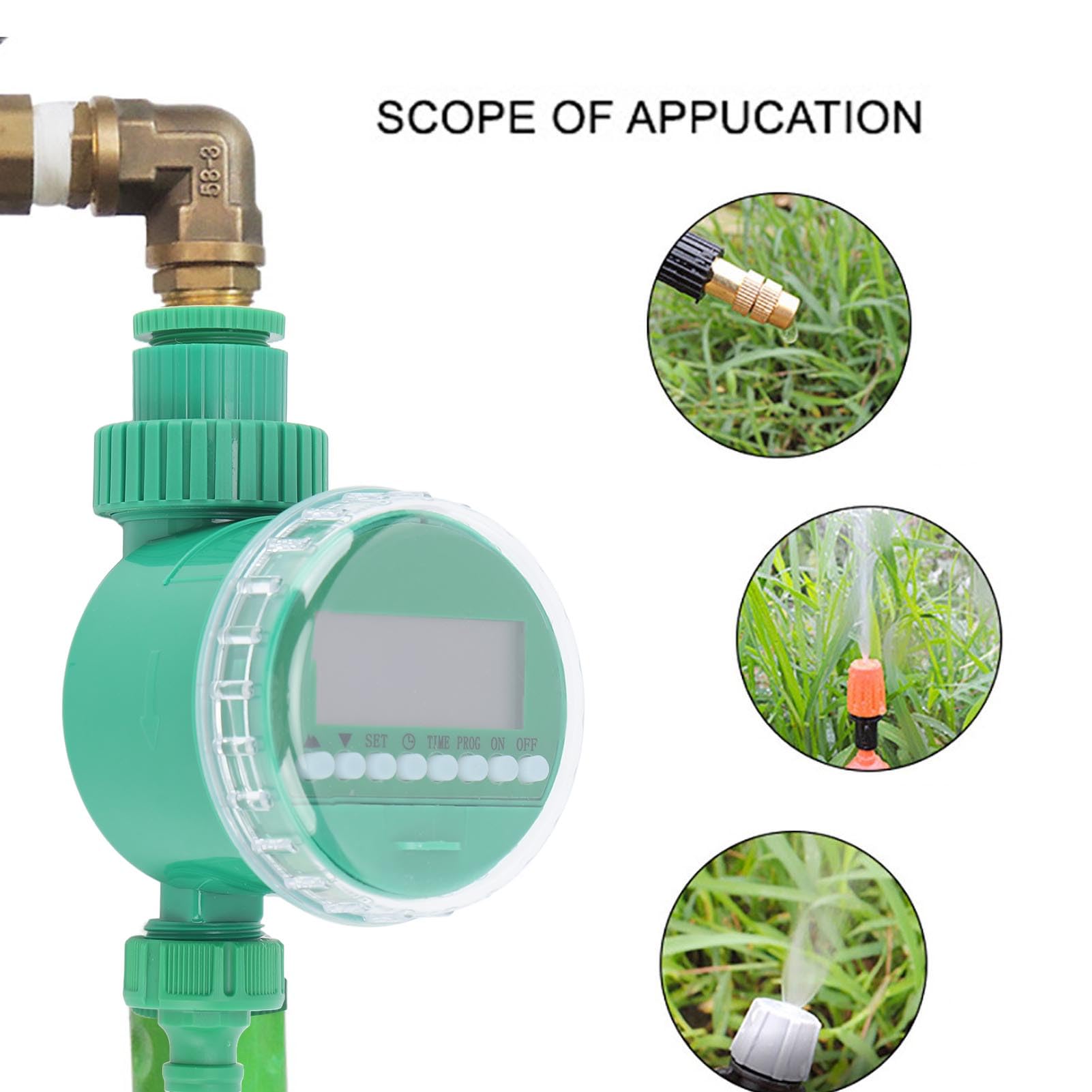 LCD 디스플레이 전자 정원 급수 타이머 자동 관개 컨 - Smart Garden Hose Timer 리뷰 및 가격
