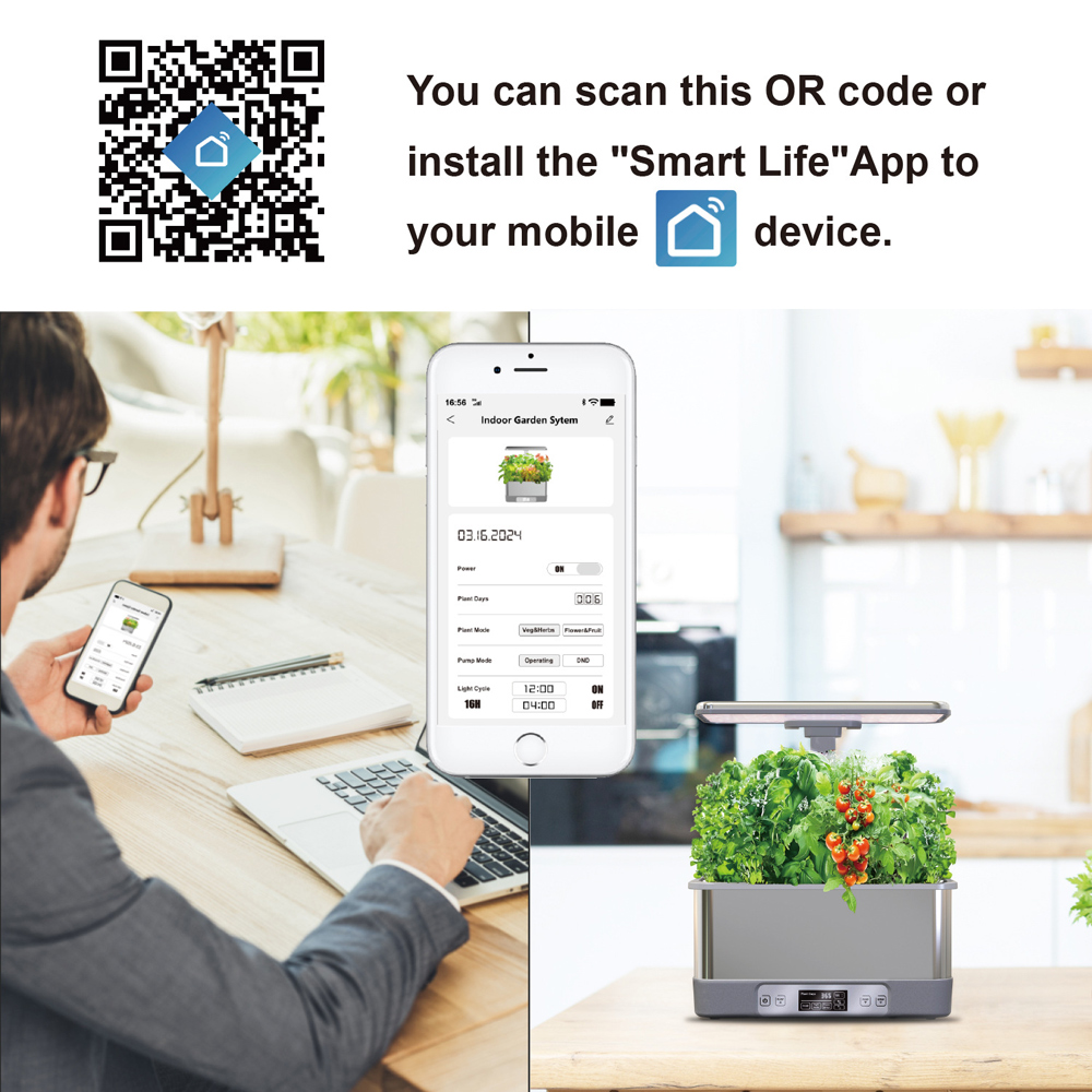 WiFi 8포트 스테인리스 스틸 스마트 플랜터 수경재배 - Smart Garden Plastic Cups 리뷰 및 가격