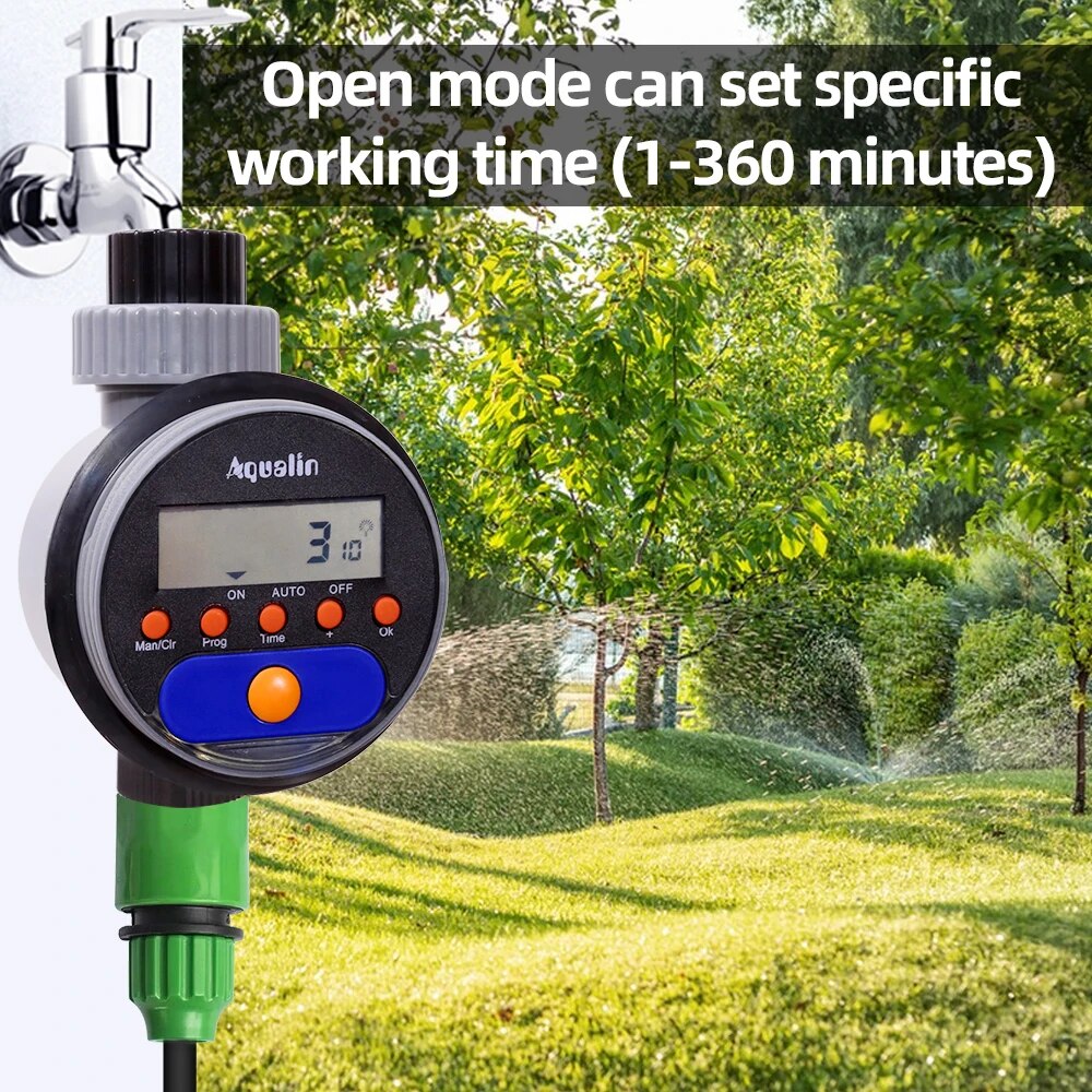 자동 LCD 디스플레이 급수 타이머, 전자 가정용 정원 - Smart Garden Hose Timer 리뷰 및 가격