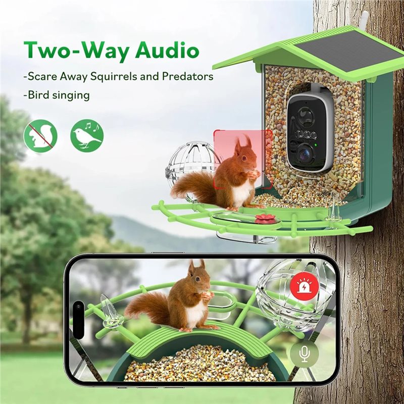 AI 기반 종 식별 기능이 있는 스마트 자동 급식기 카 - Smart Garden Video 리뷰 및 가격