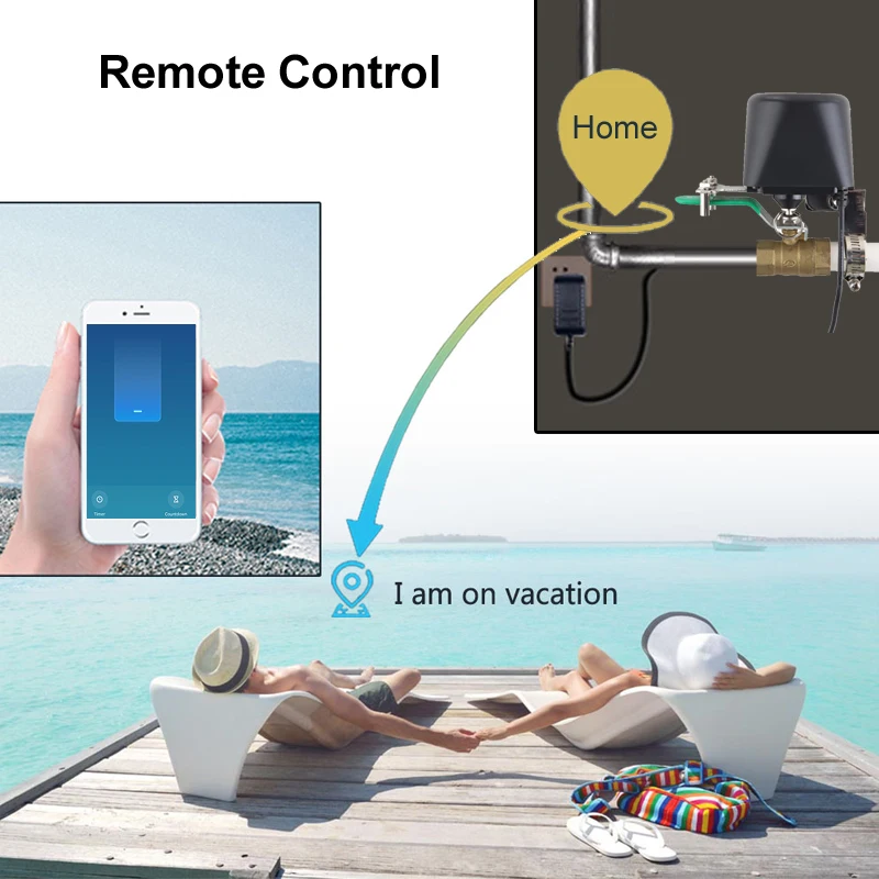 스마트 WiFi 워터 밸브 지그비 가스 밸브 타이머 정 - Smart Garden Water Timer 리뷰 및 가격