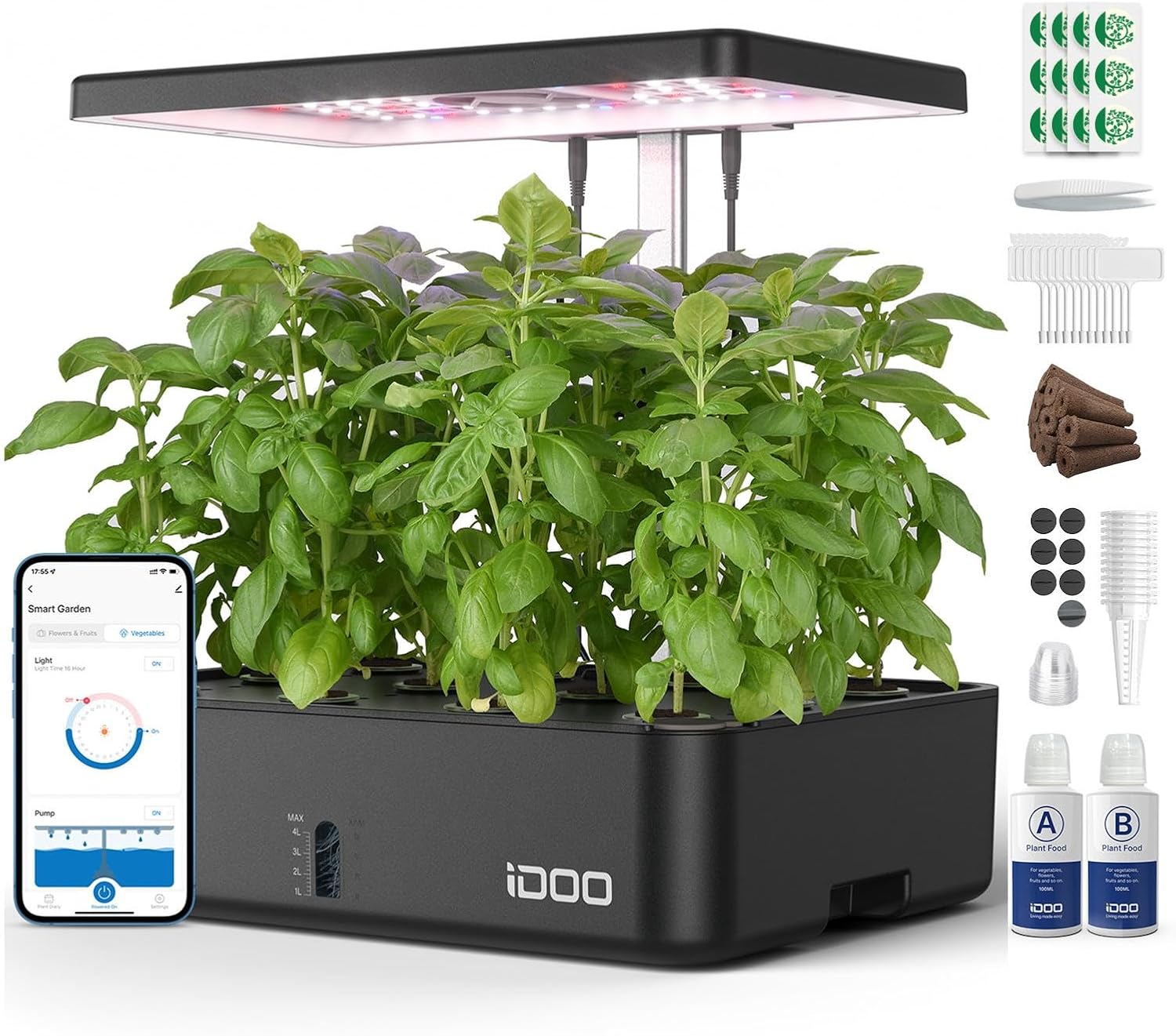 12포드 와이파이 수경재배 시스템 실내 정원 허브 키트 - Hydroponic Grow Pod 리뷰 및 가격