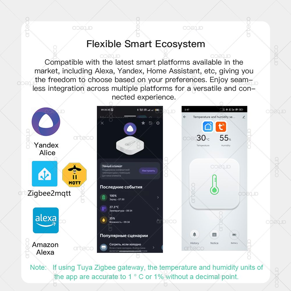 Zigbee 3.0 온도 습도 센서 온도계 IP65 방 - Smart Garden Arduino 리뷰 및 가격