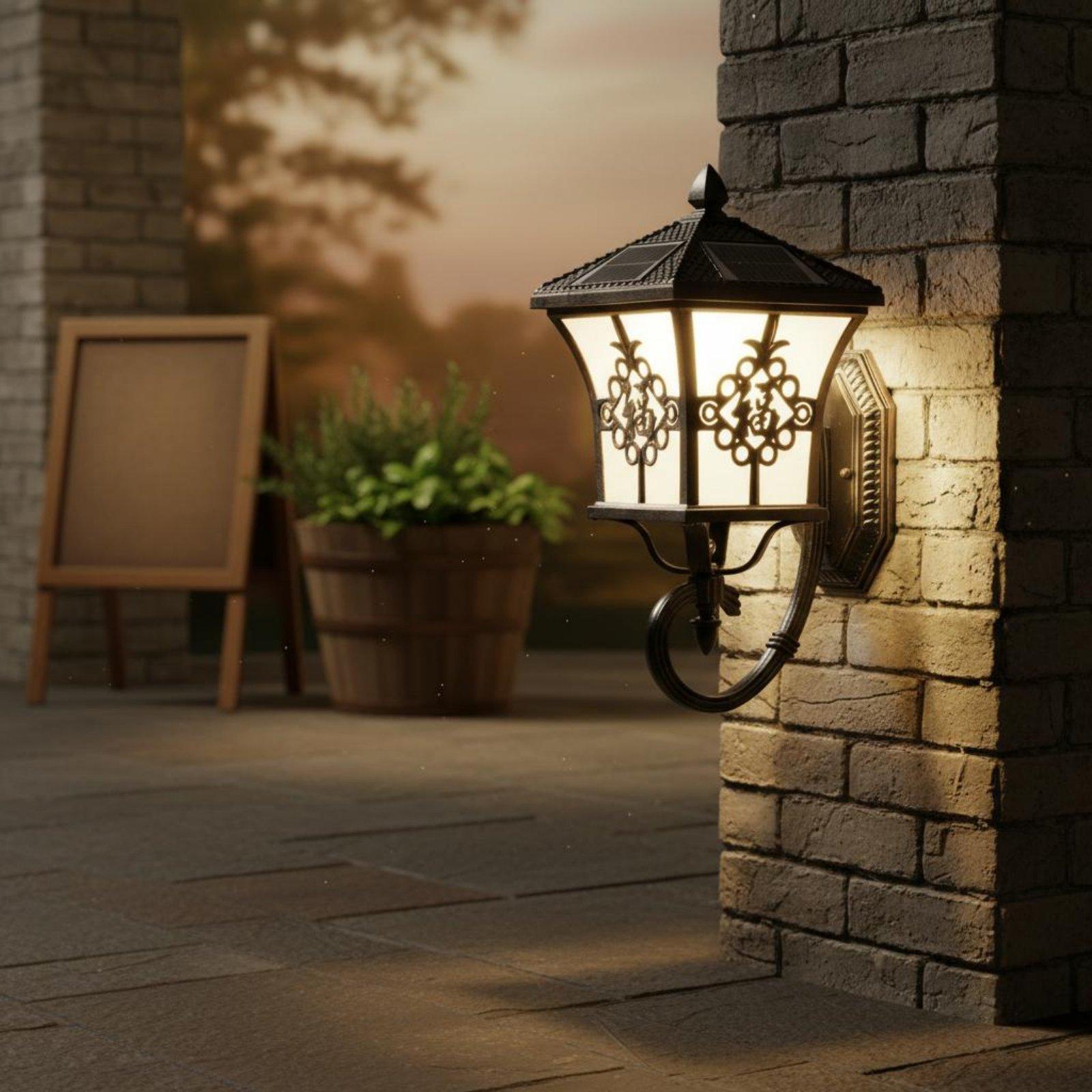 스마트 태양광 벽등 랜턴, 통로 및 정원 게이트용 방수 - Smart Garden Lanterns 리뷰 및 가격
