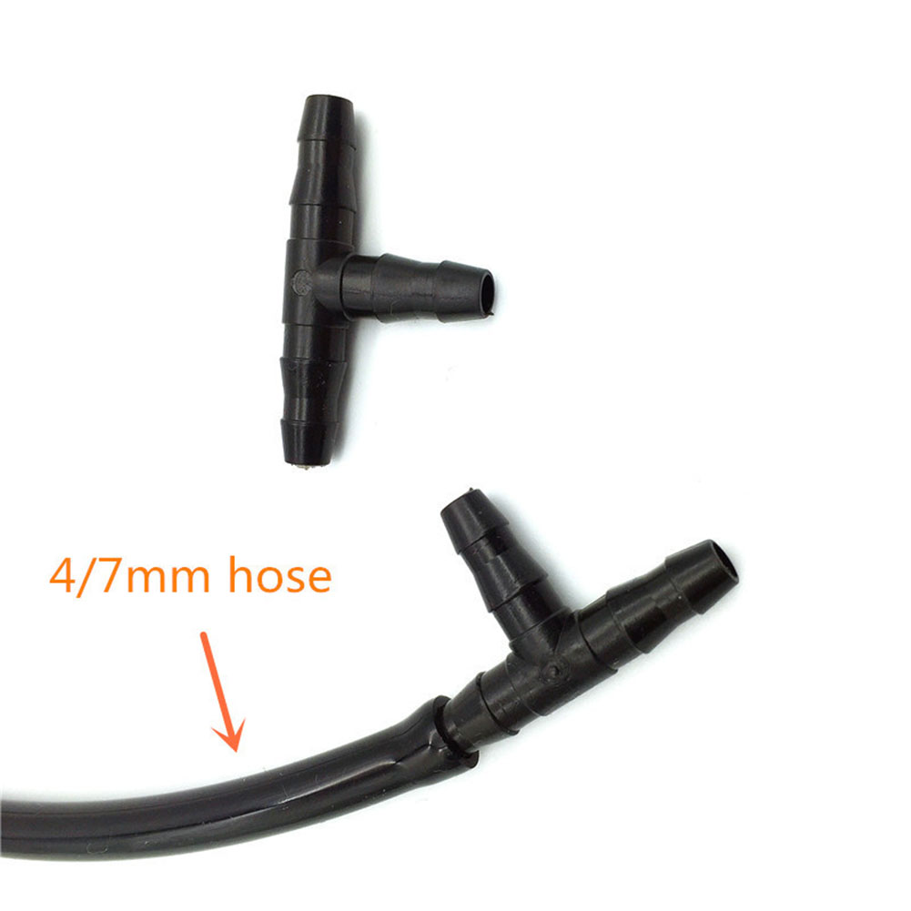 50개 블랙 1/4인치 바브형 티 커넥터 (4/7mm  - Smart Garden Tower 리뷰 및 가격