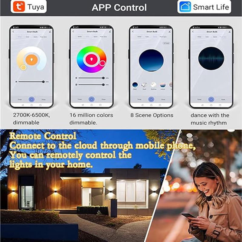 Tuya 야외 LED 벽 램프 스마트 라이프 APP 제 - Smart Garden Arduino 리뷰 및 가격
