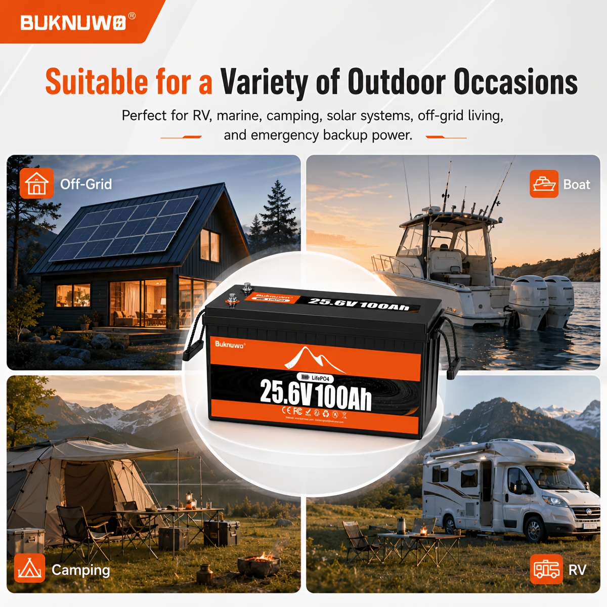 Buknuwo 4팩 25.6V 100Ah LiFePO4 - Smart Garden Arduino 리뷰 및 가격